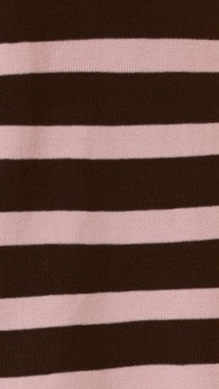 Jaeden Long Sleeve Top & Shorts Set - Pink/Chocolate Stripe - Billy J