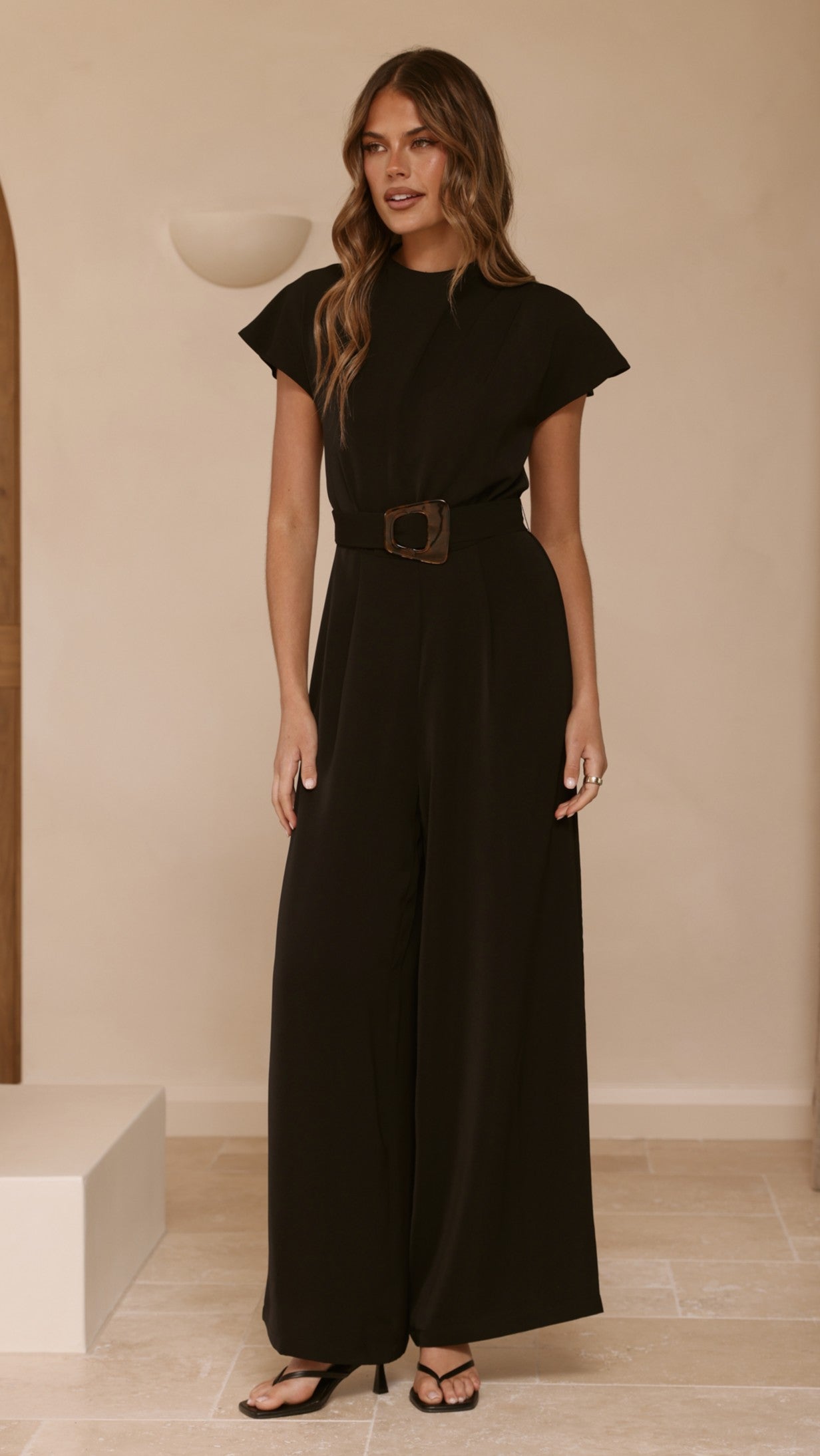 Demitra Jumpsuit - Black - Billy J