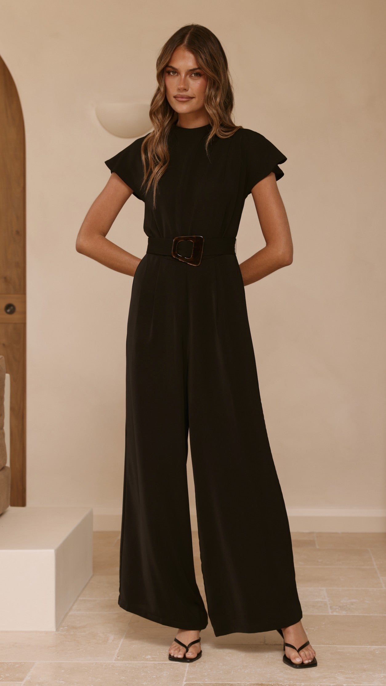 Demitra Jumpsuit - Black - Billy J