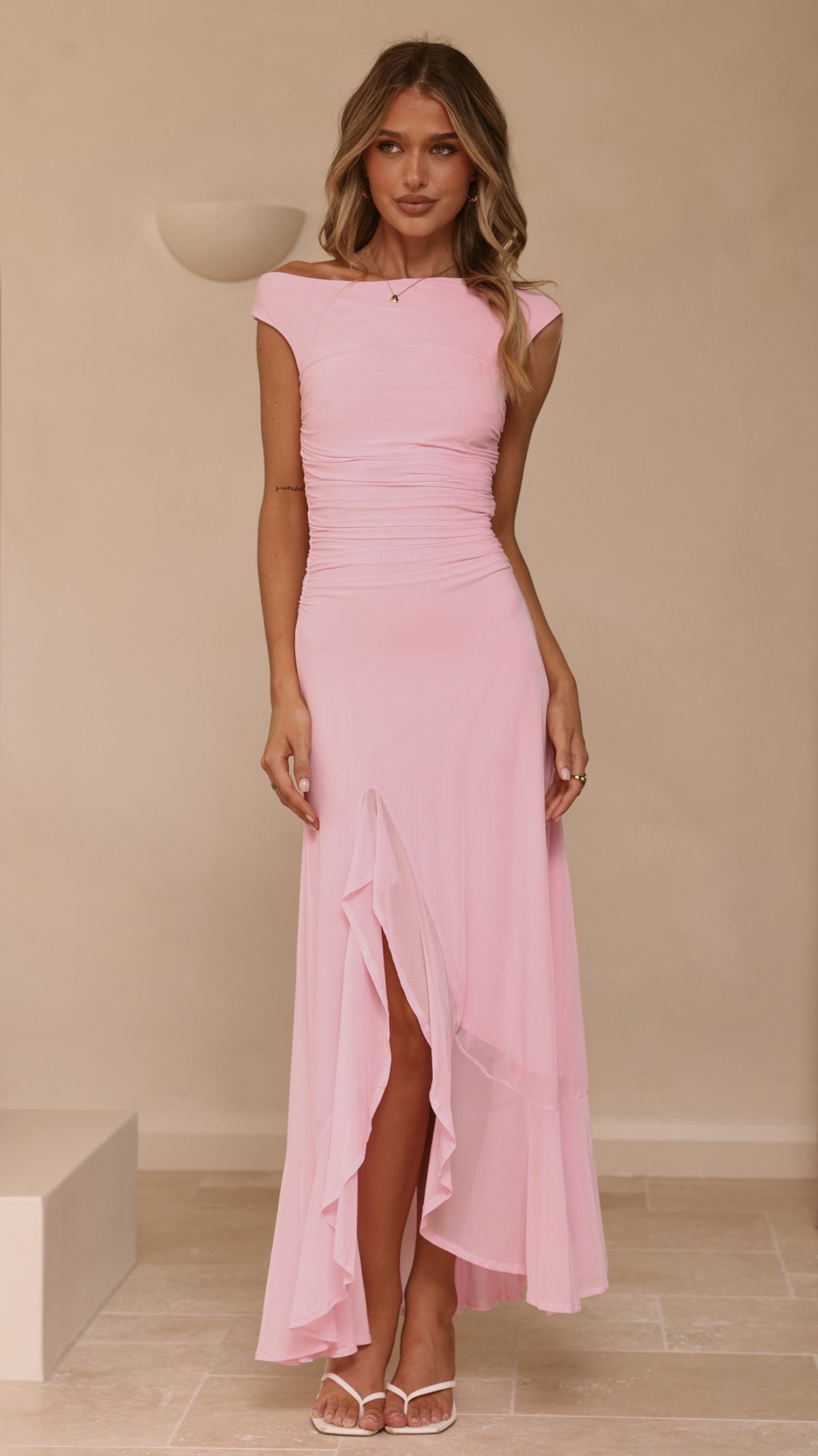 Sareiah Maxi Dress - Pink - Billy J