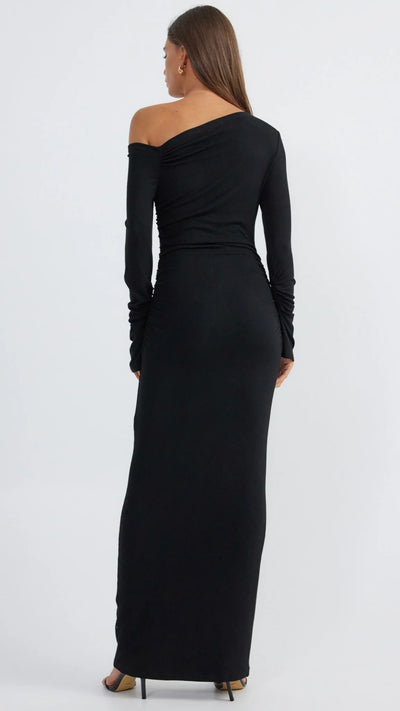 Load image into Gallery viewer, Reyna Maxi Dress - Black - Billy J
