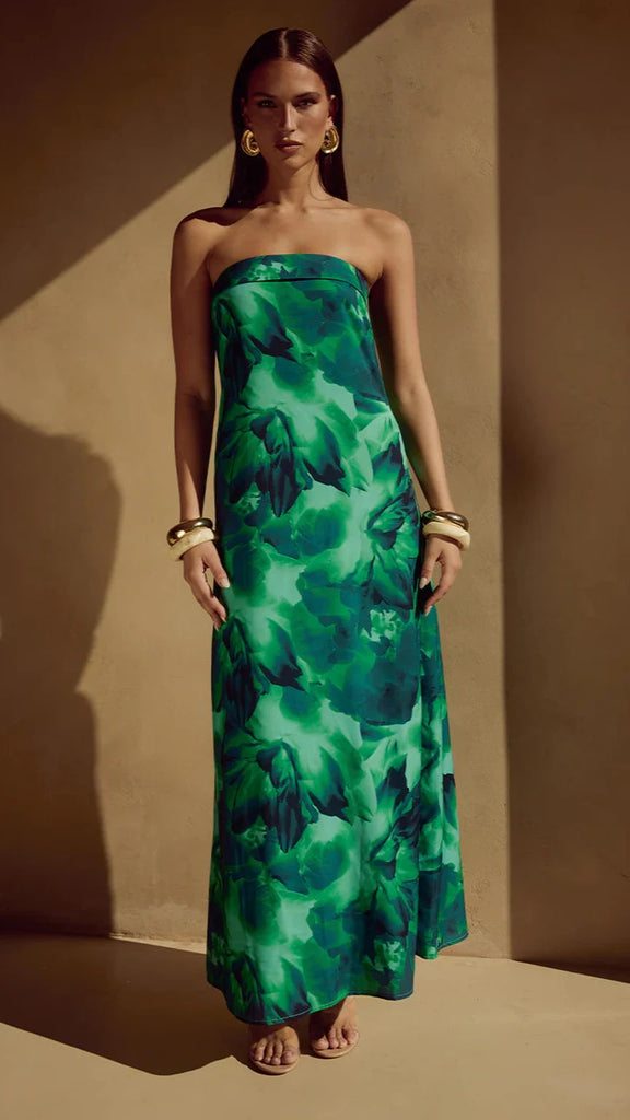 Alba Maxi Dress - Calista Green - Billy J