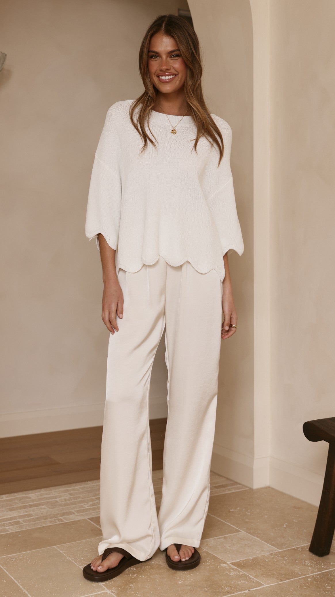 Bronnie Top - White - Billy J