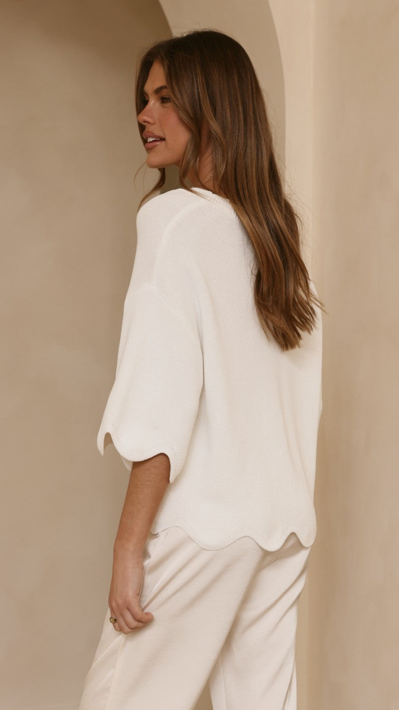 Bronnie Top - White - Billy J