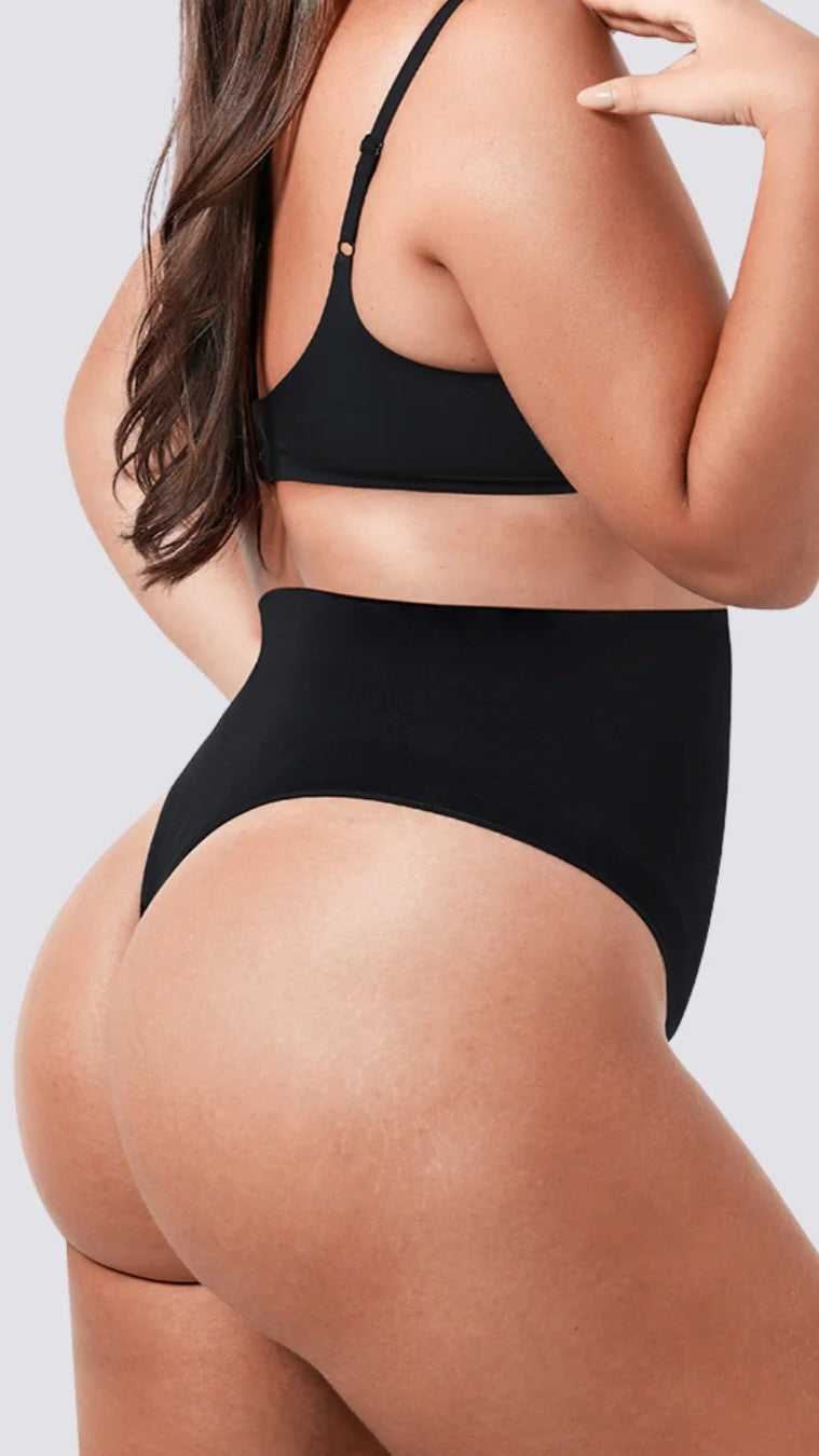 BZEZ Mid Fit Control Thong - Onyx - Billy J