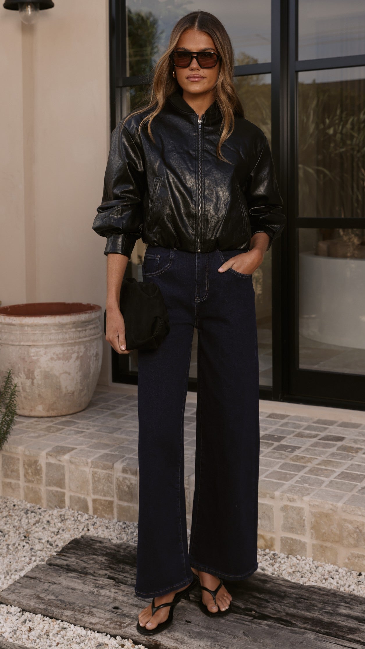 Jackson Bomber Jacket - Black - Billy J