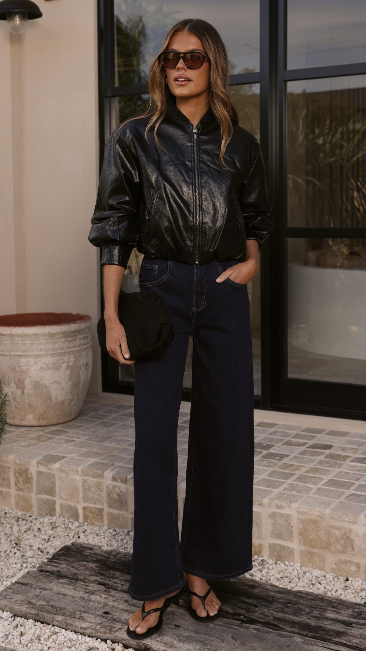 Jackson Bomber Jacket - Black - Billy J