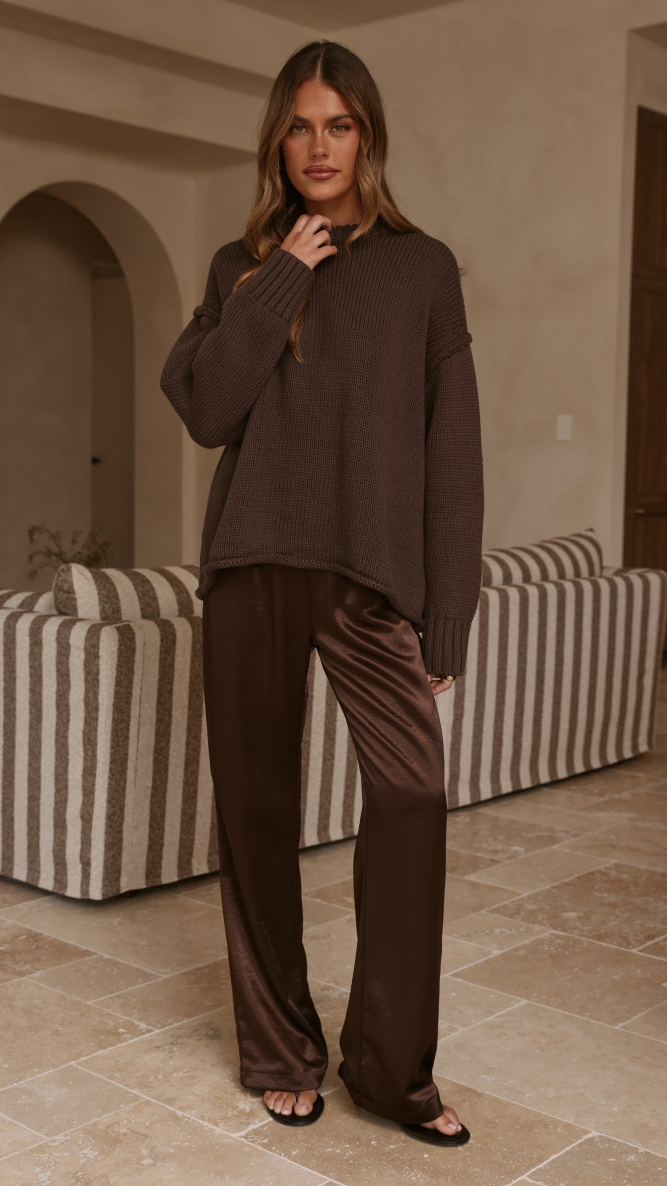 Jase Knit - Chocolate - Billy J