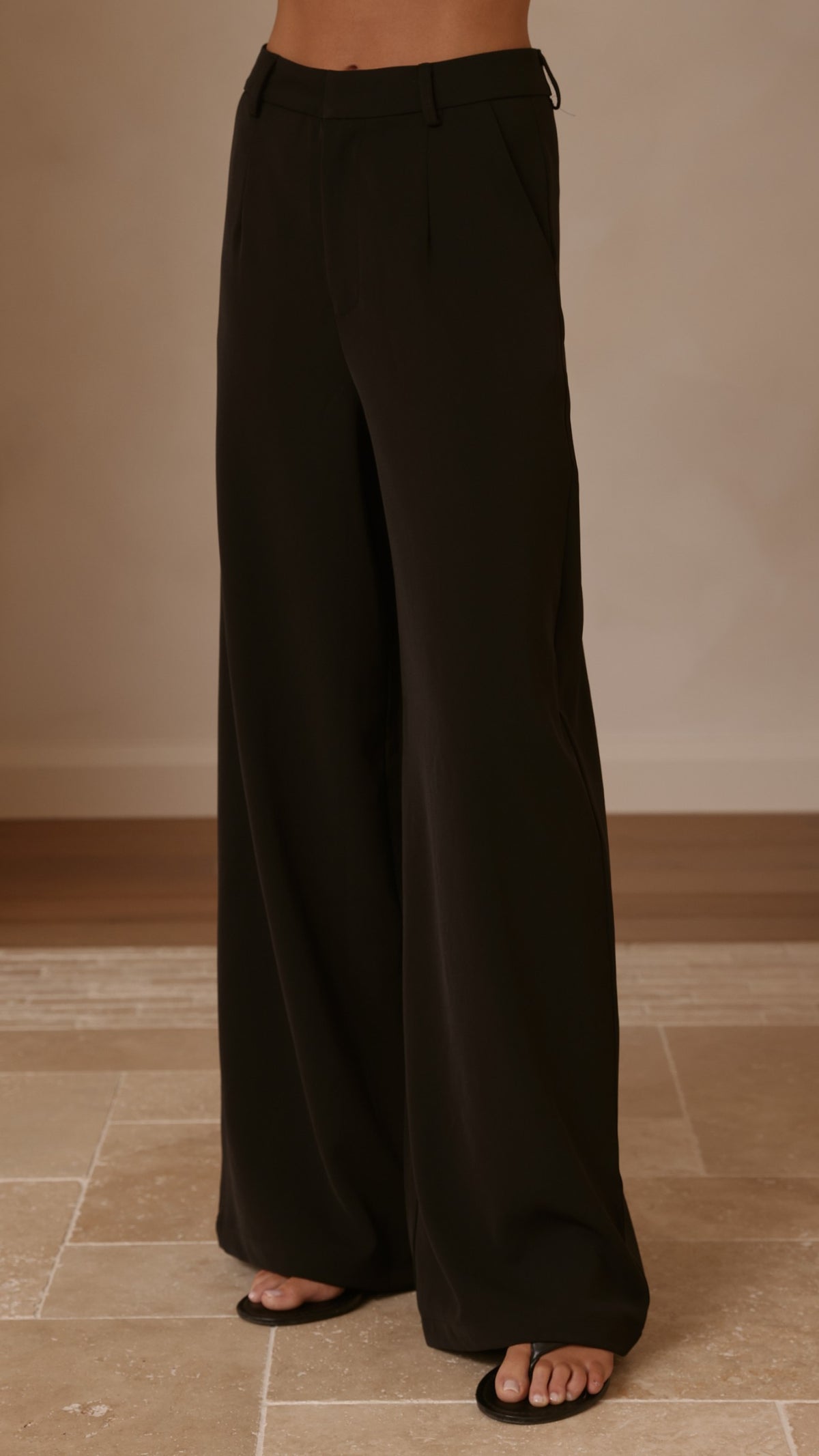 Maeva Tailored Pants - Black - Billy J