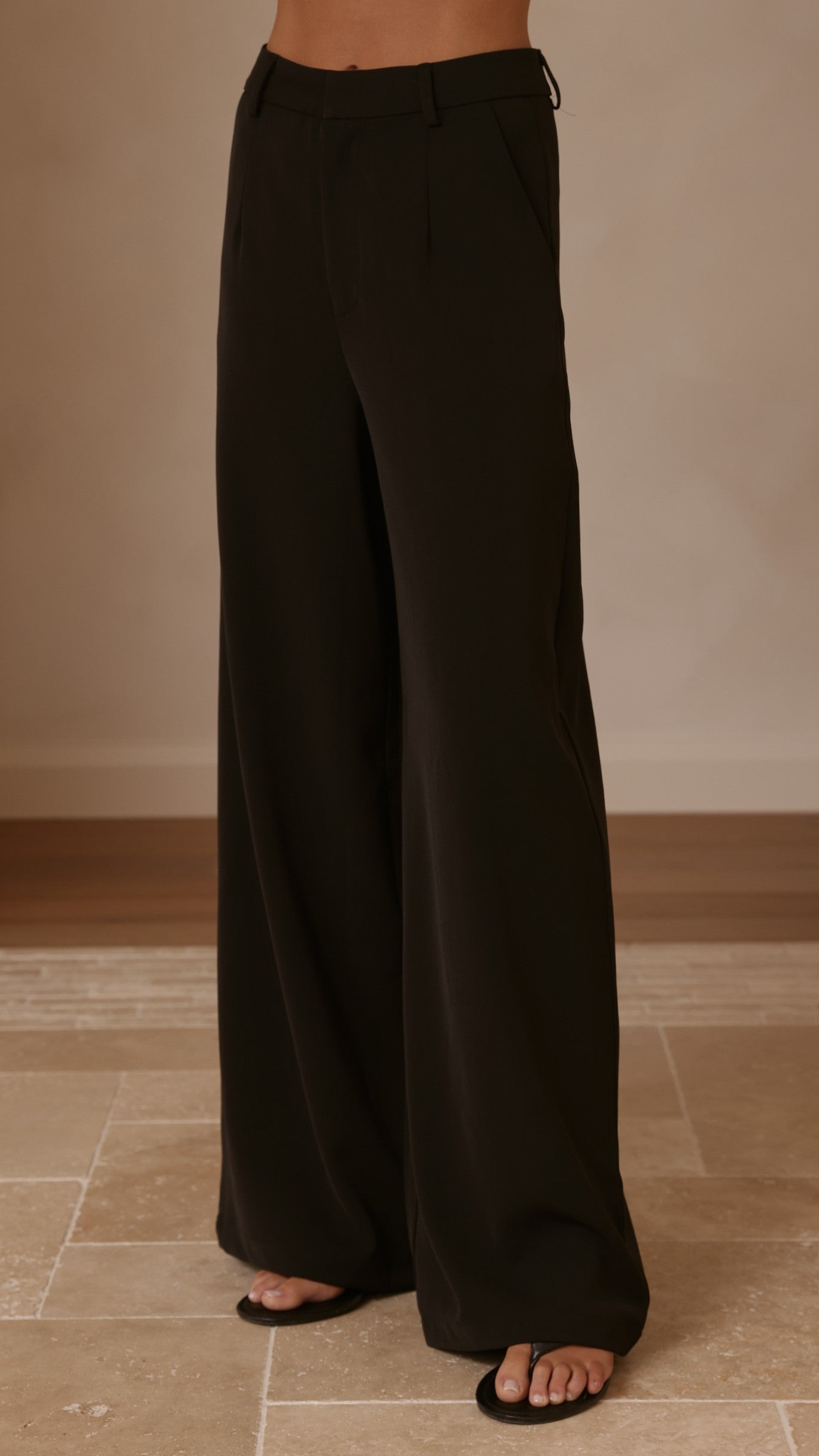 Maeva Tailored Pants - Black - Billy J