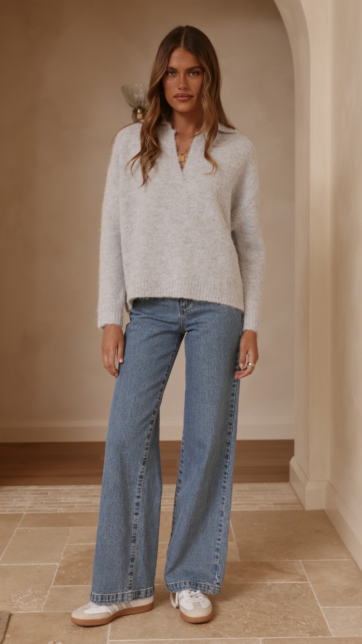 Kouvr Knit Sweater - Grey - Billy J