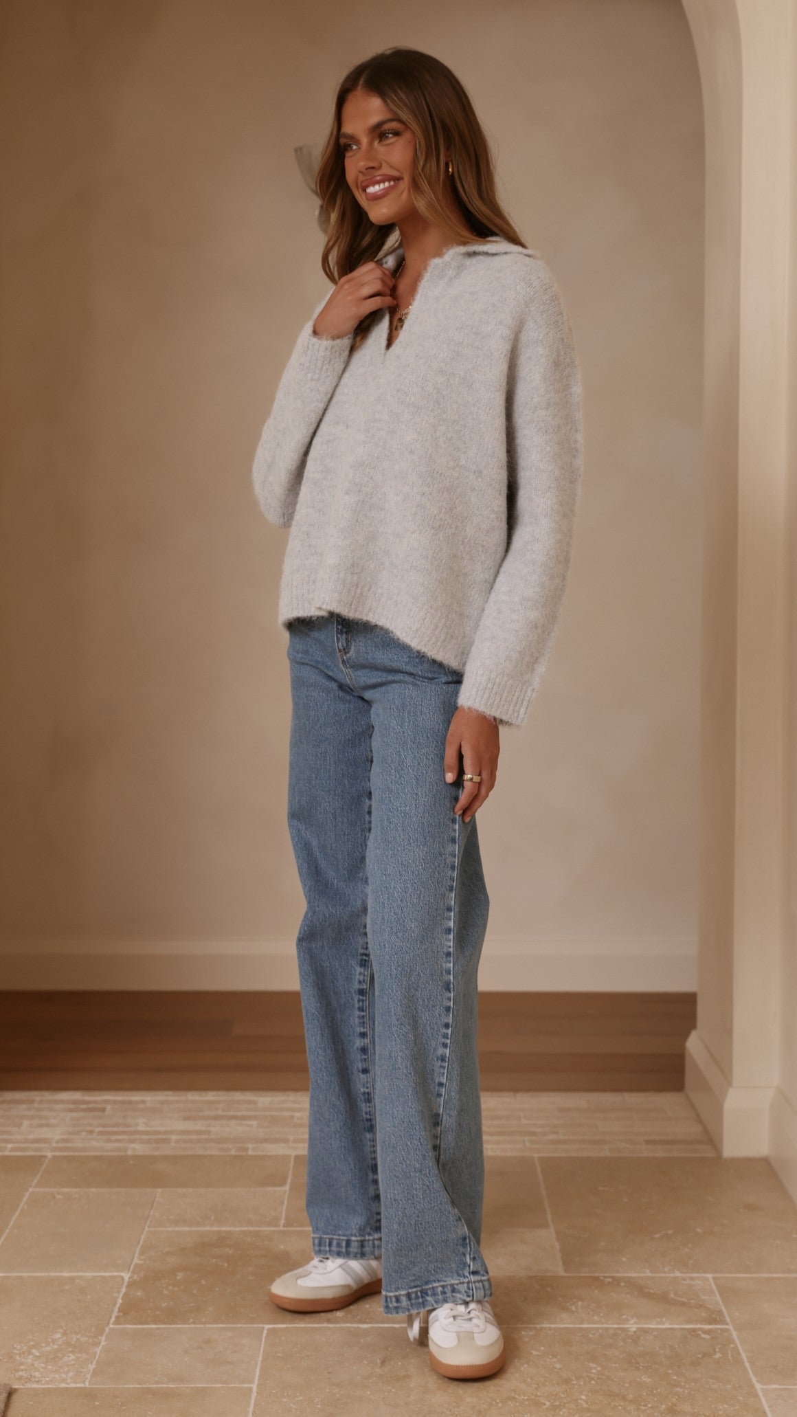 Kouvr Knit Sweater - Grey - Billy J