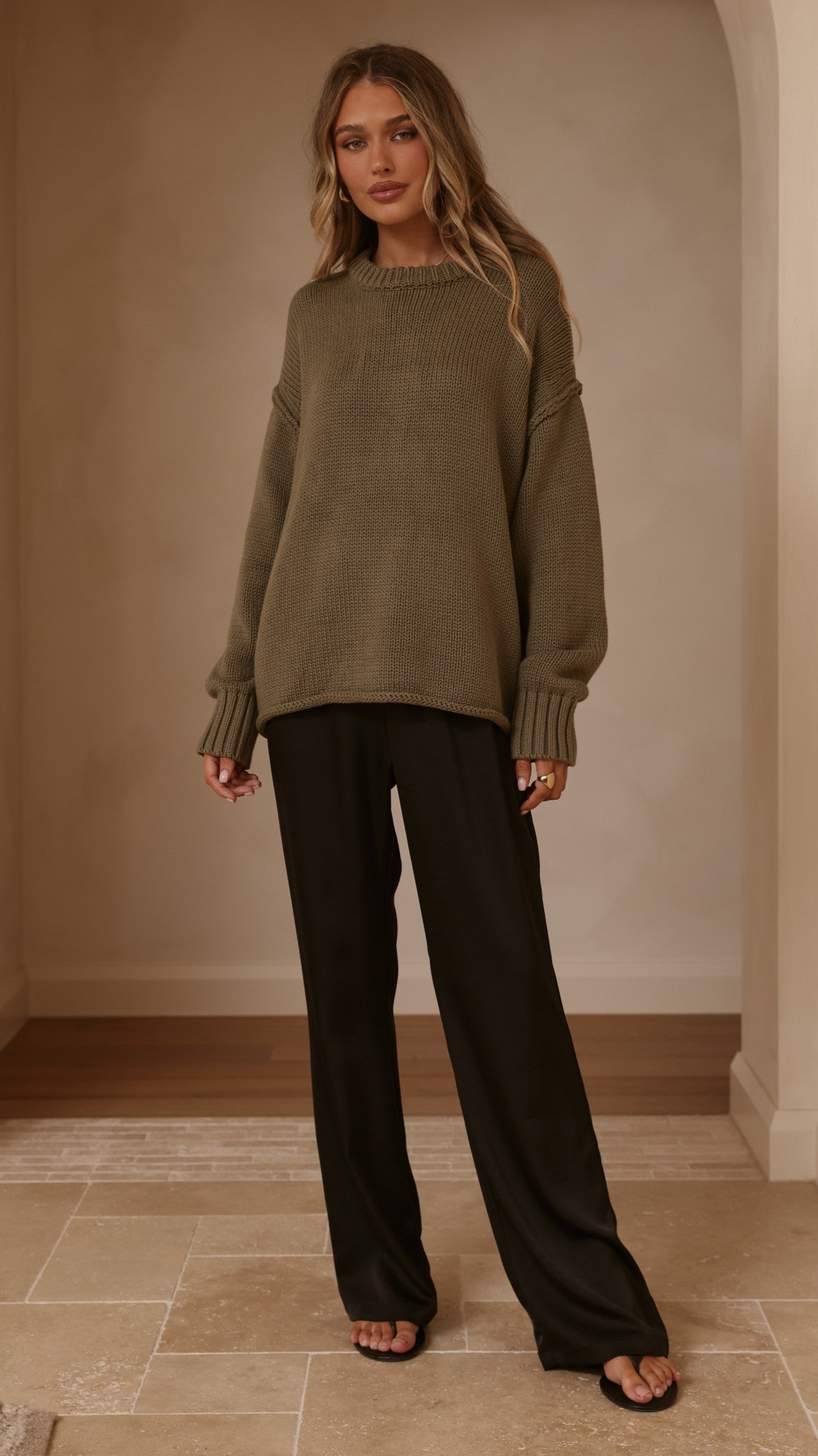 Jase Knit - Khaki - Billy J