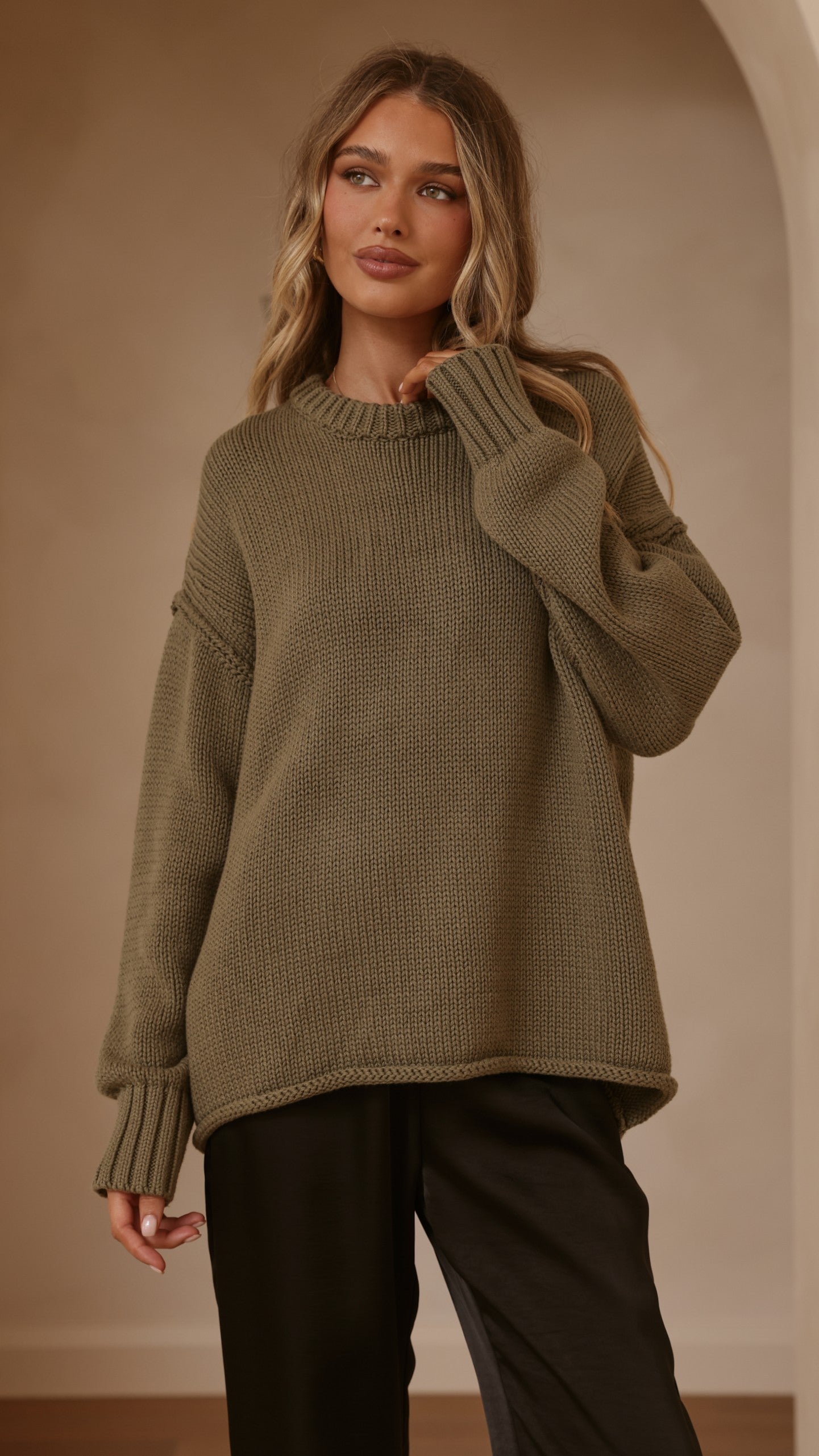 Jase Knit - Khaki - Billy J