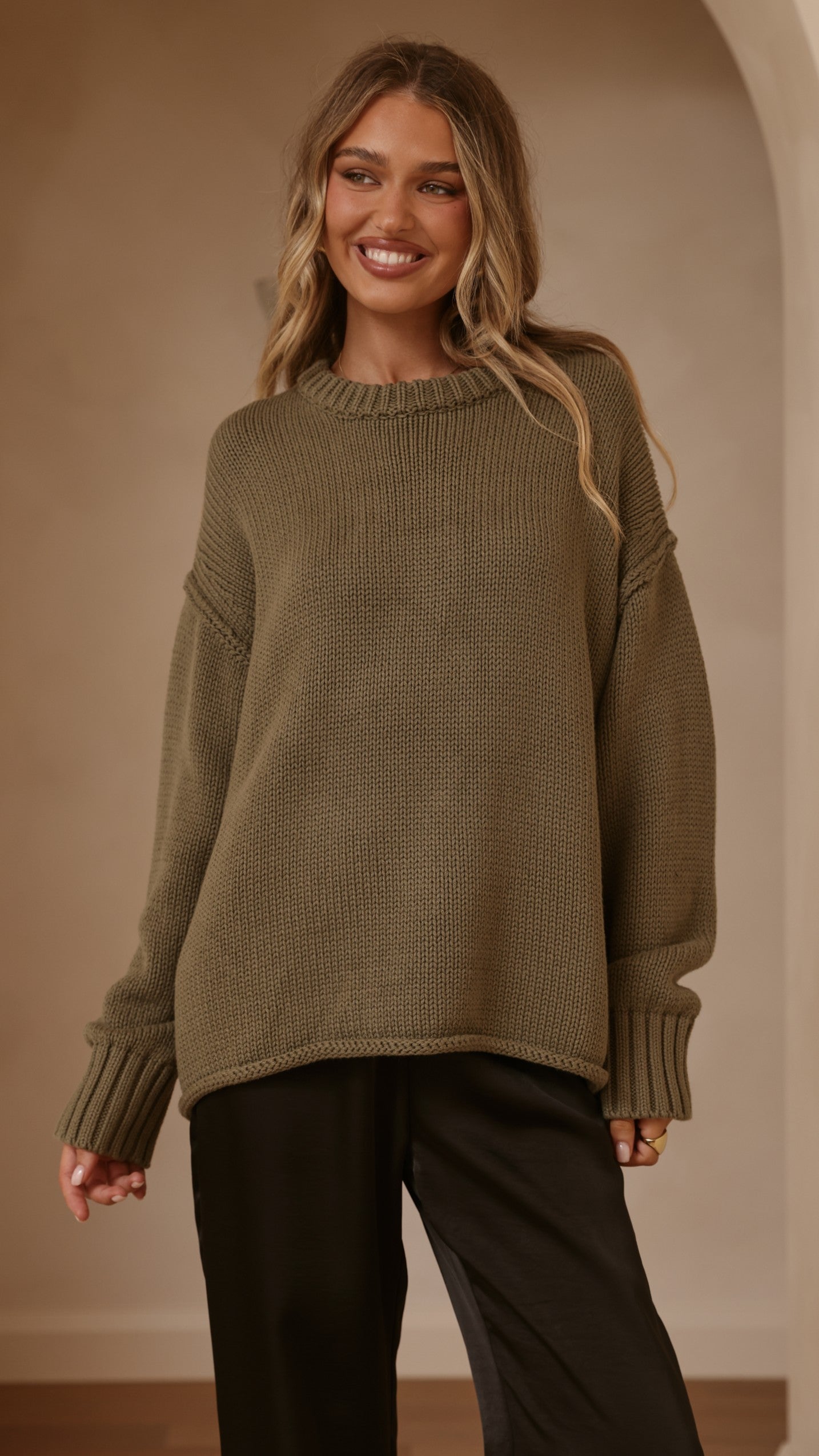 Jase Knit - Khaki - Billy J