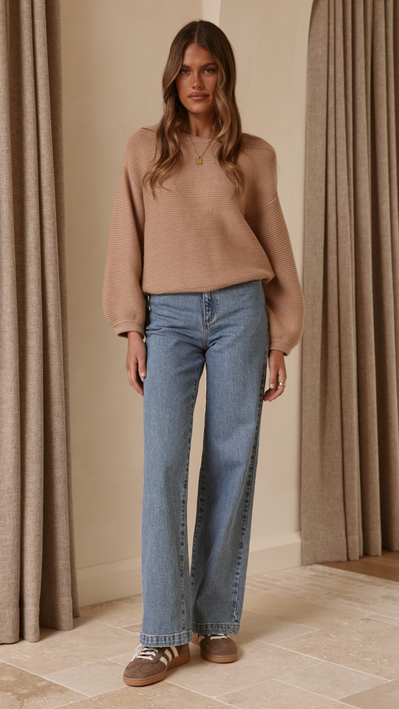 Carmel Knit - Tan - Billy J