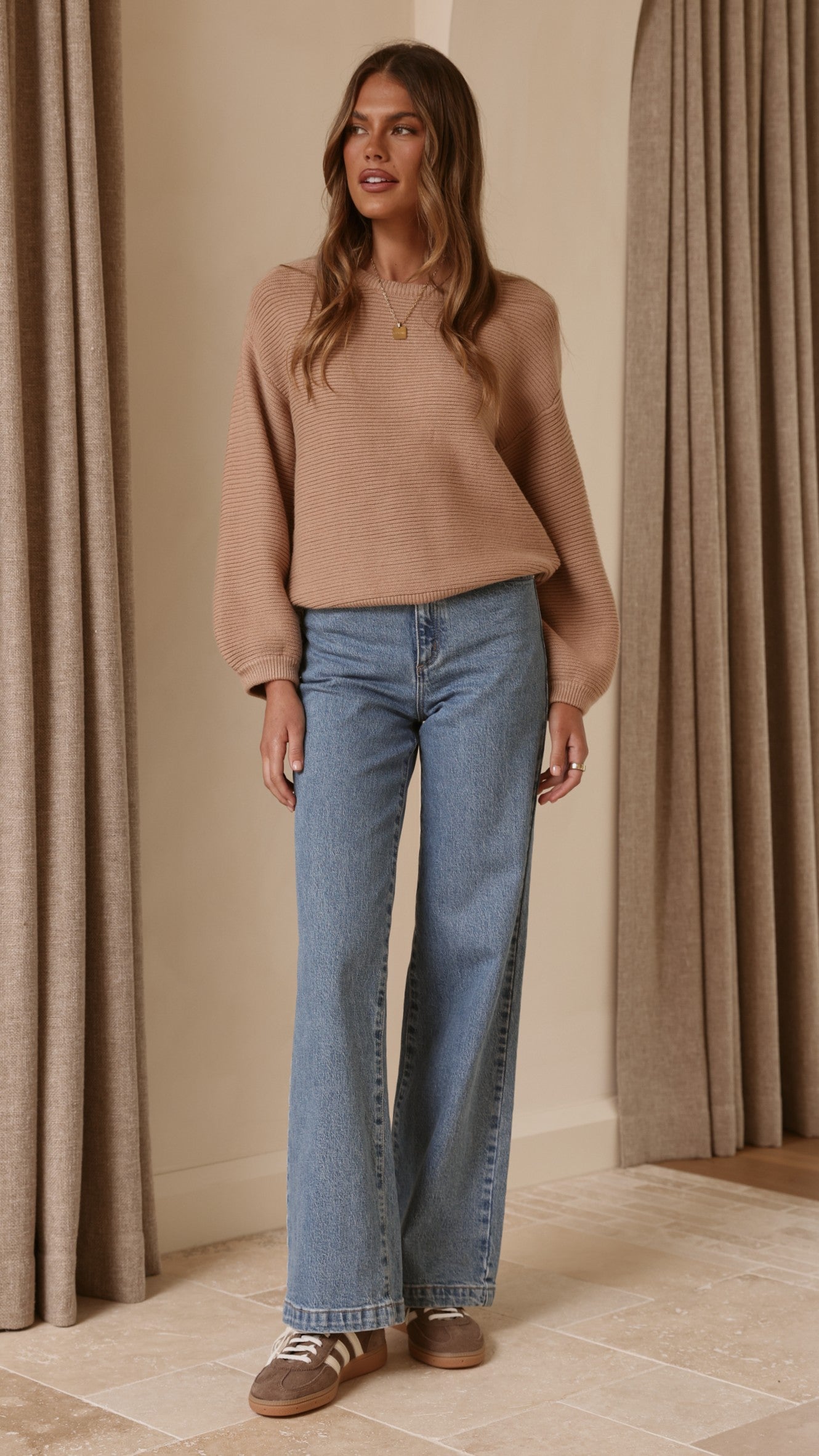 Carmel Knit - Tan - Billy J