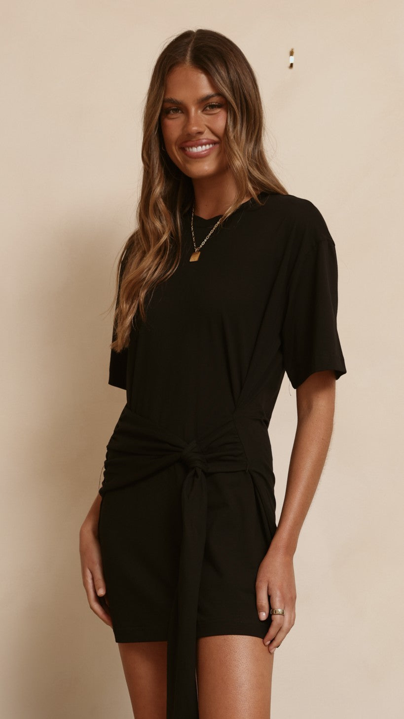 Jade Mini Dress - Black - Billy J