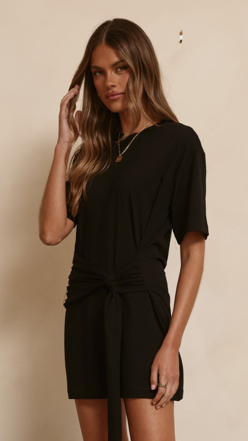Jade Mini Dress - Black - Billy J