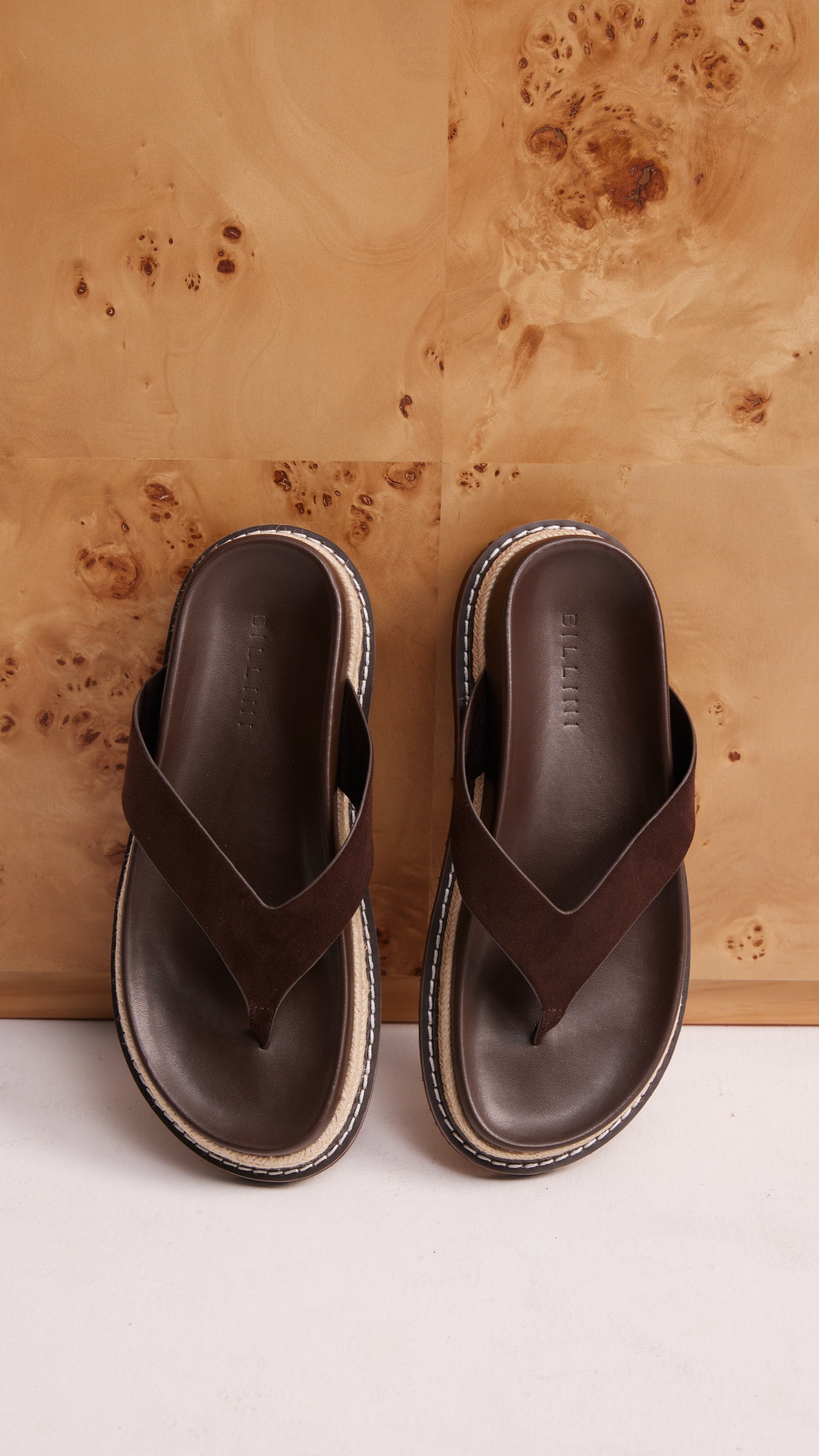 Arley Slide - Cocoa Faux Suede - Billy J