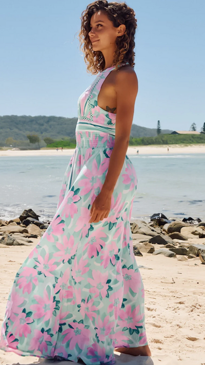 Load image into Gallery viewer, Endless Summer Maxi Dress - Voyage Print - Billy J
