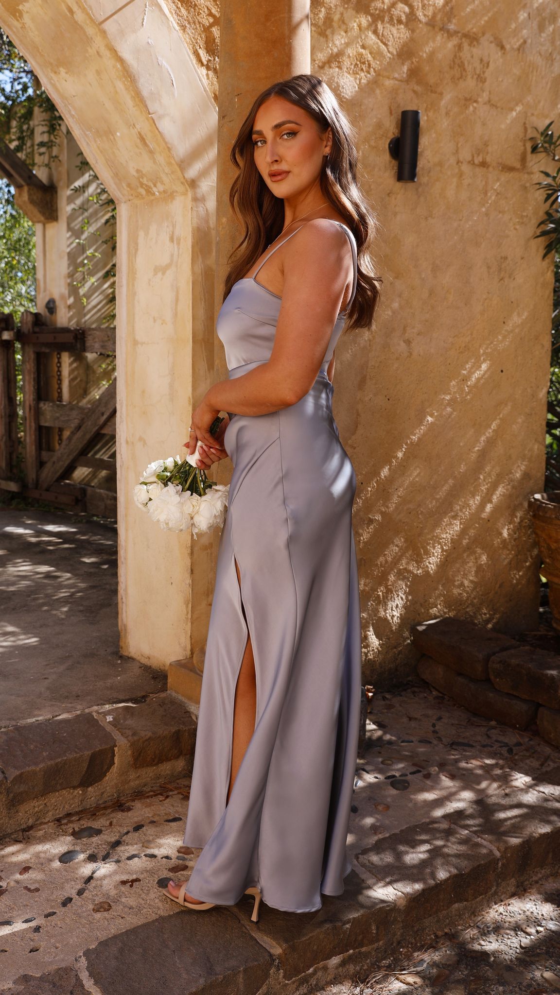 chinese dress ladies Ilana Maxi Dress - Steel Blue - Buy Women's Dresses