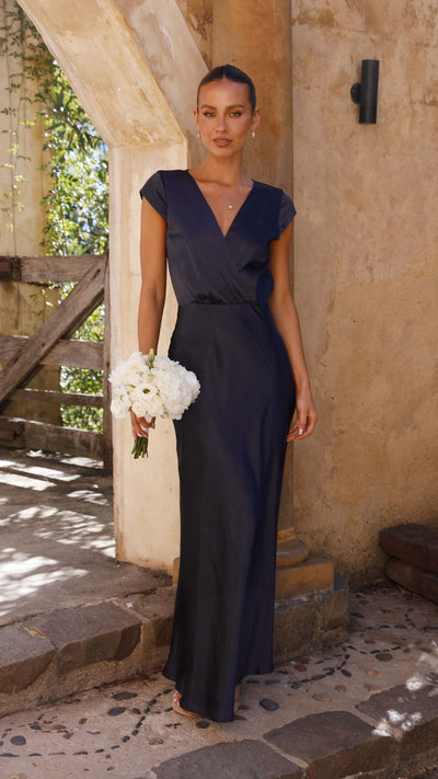 Load image into Gallery viewer, Selma Maxi Dress - Navy
