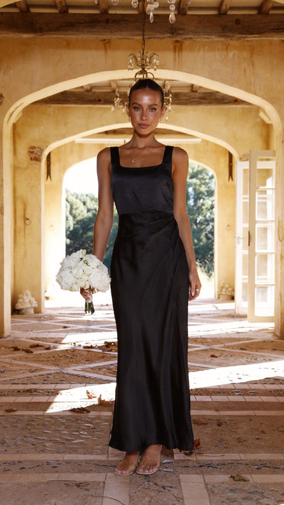 Load image into Gallery viewer, Alaria Maxi Dress - Black
