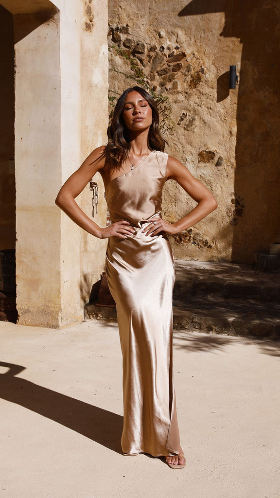 Victoria Maxi Dress - Gold