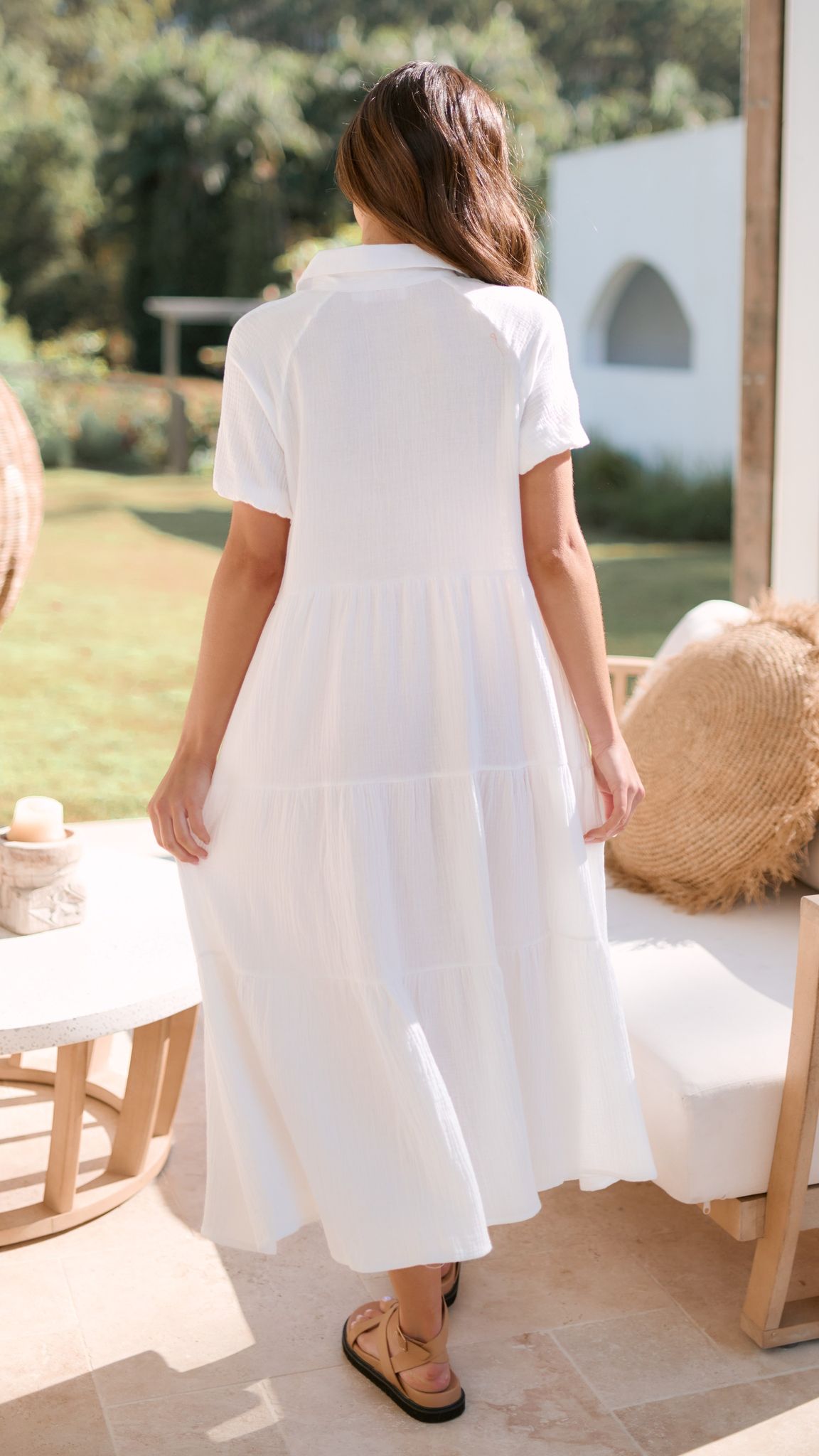 Morgana Dress - White