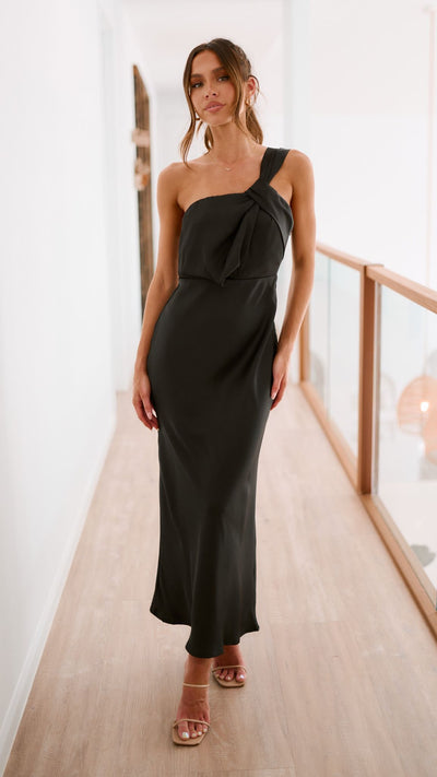 Load image into Gallery viewer, Greta Maxi Dress - Black
