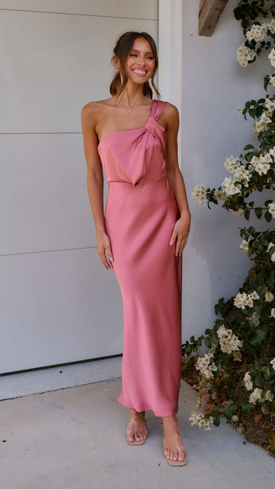 Load image into Gallery viewer, Greta Maxi Dress - Baked Rose
