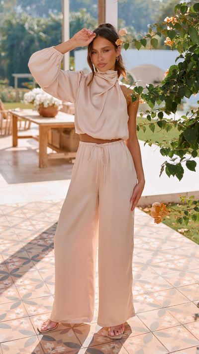 Load image into Gallery viewer, Zuri Pants - Champagne
