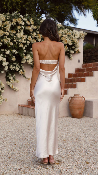 Load image into Gallery viewer, Gisele Maxi Dress - Champagne - Billy J
