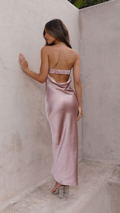 Load image into Gallery viewer, Gisele Maxi Dress - Dusty Pink - Billy J
