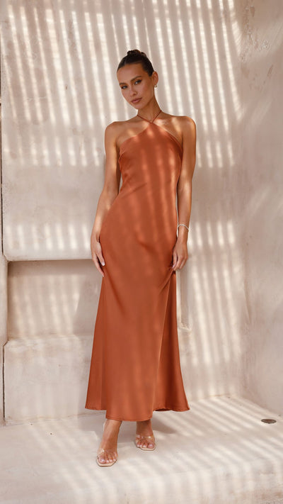 Load image into Gallery viewer, Chiara Maxi Dress - Copper
