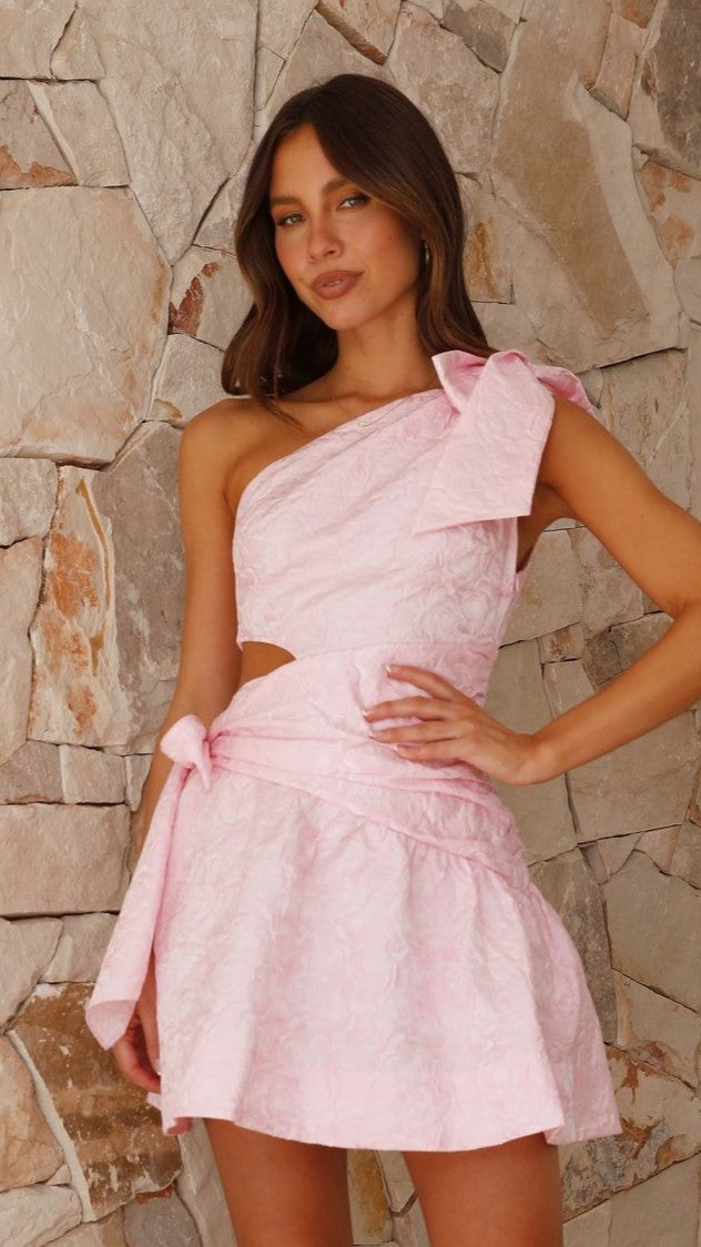 Ashton Mini Dress - Pink - Billy J
