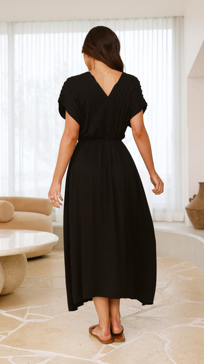 Load image into Gallery viewer, Velia Maxi Dress - Black - Billy J
