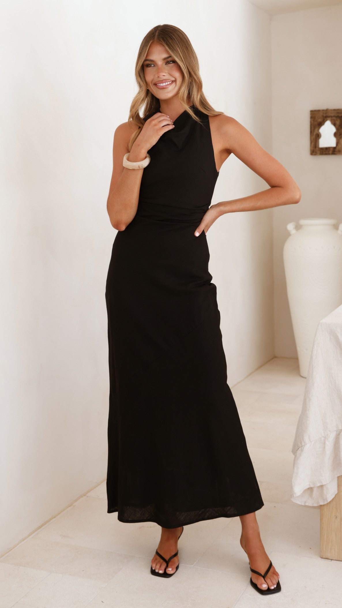 Velaris Maxi Dress - Black - Billy J