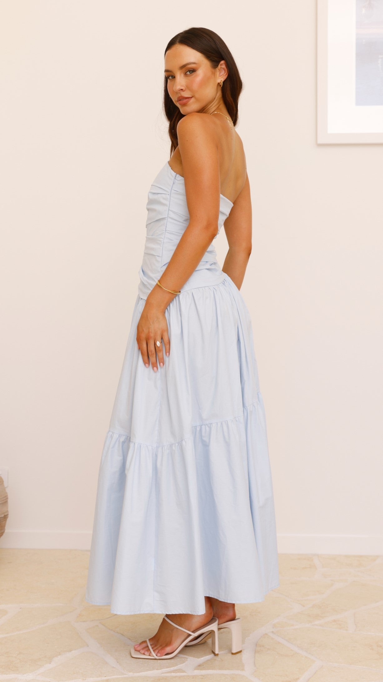 Lola Maxi Dress - Blue - Billy J