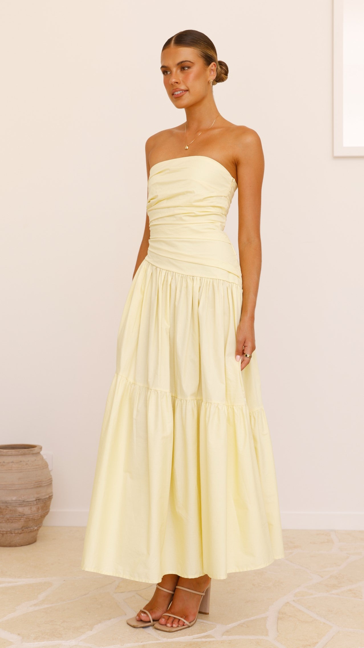 Lola Maxi Dress - Yellow - Billy J