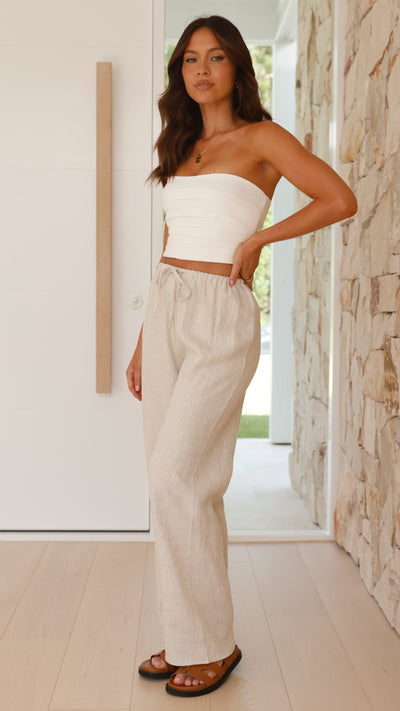 Load image into Gallery viewer, Maliena Pants - Oatmeal - Billy J
