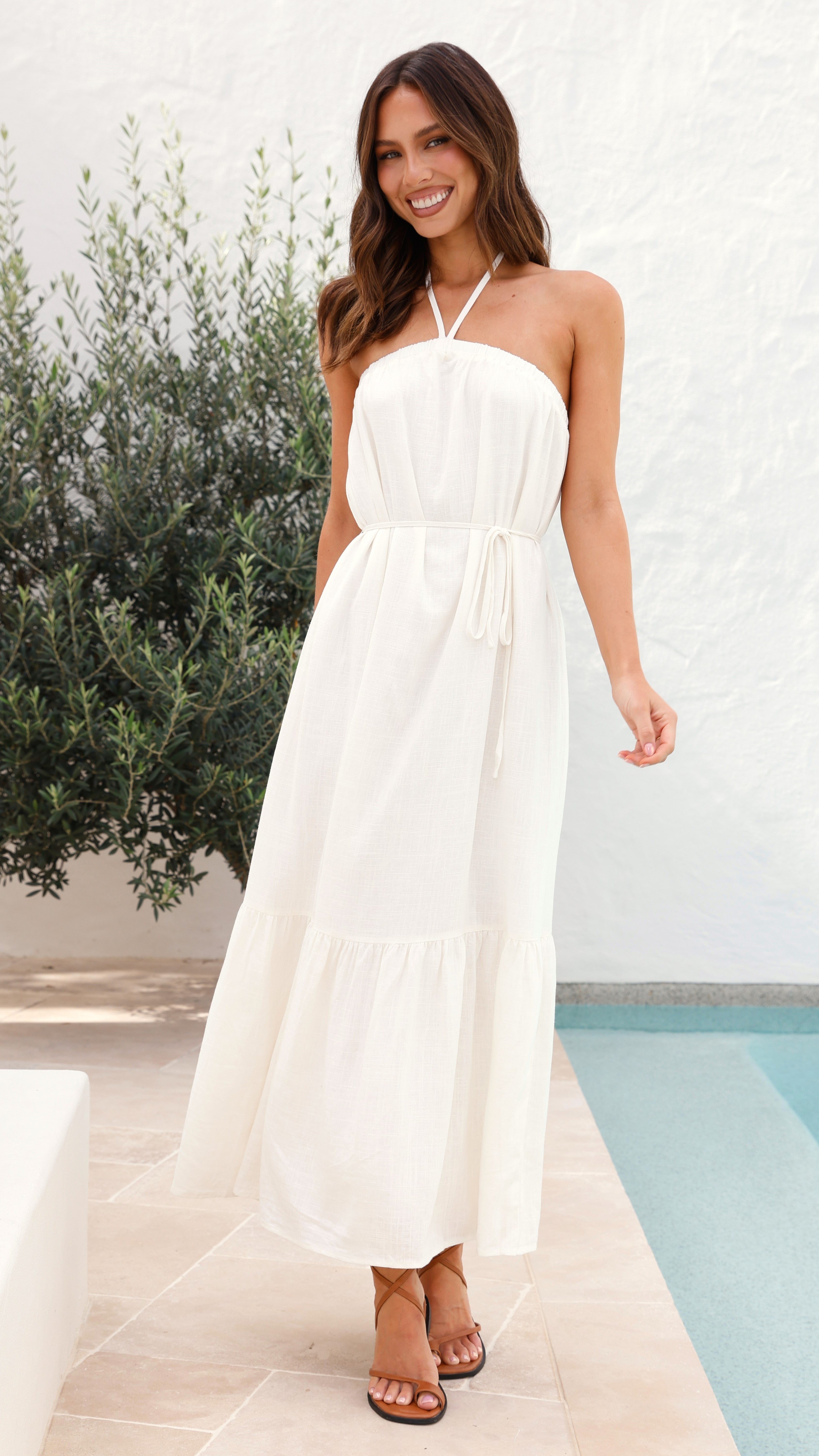 Xava Maxi Dress - White
