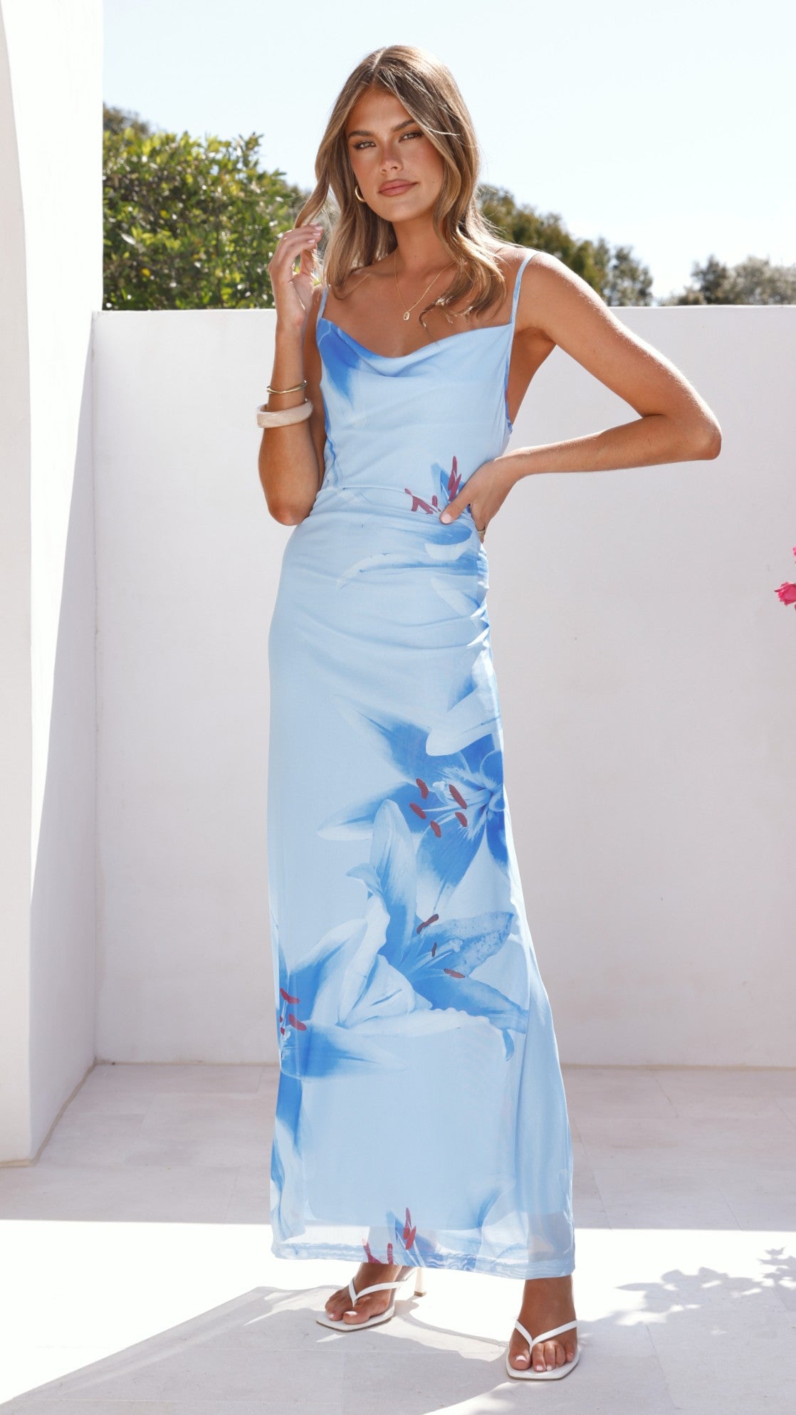 Nina Maxi Dress - Blue Paradise - Billy J