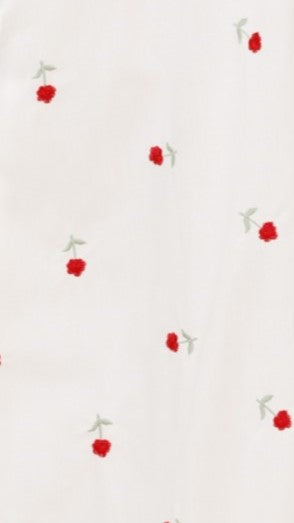 Misty Maxi Dress - White / Red Floral - Billy J