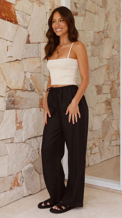 Load image into Gallery viewer, Maliena Pants - Black - Billy J
