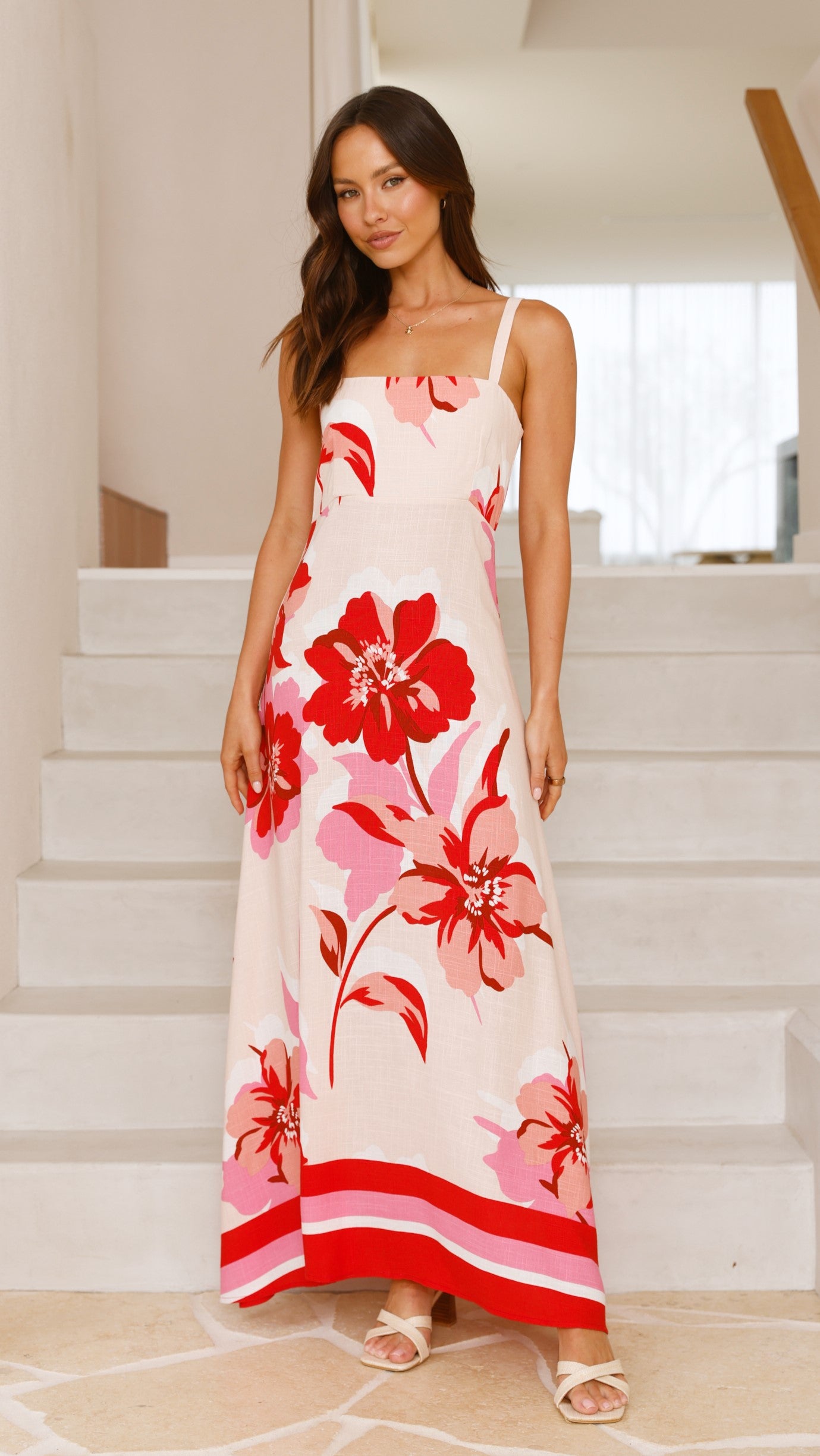 Vida Maxi Dress - Rosabel Print - Billy J