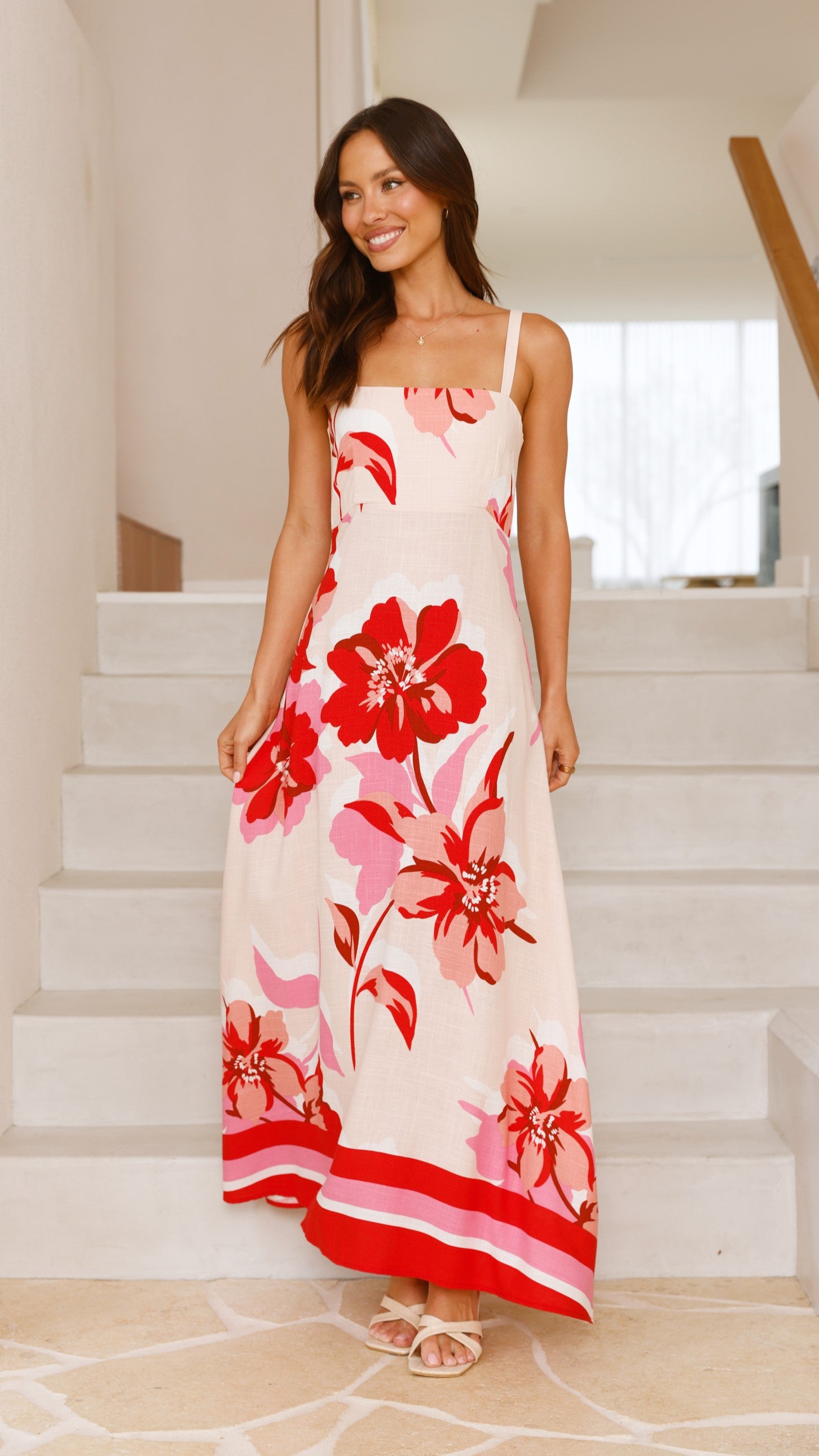 Vida Maxi Dress - Rosabel Print - Billy J