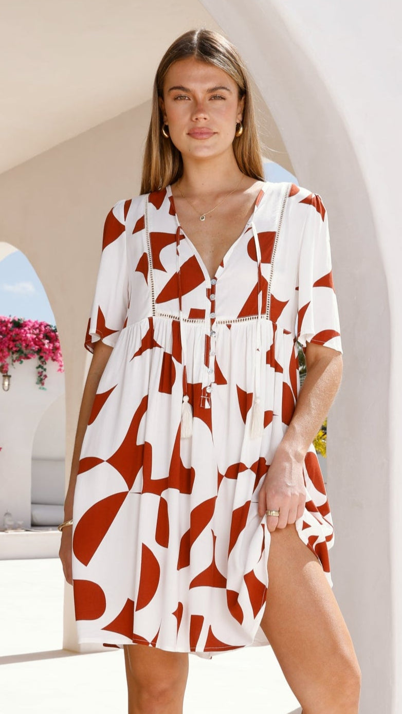 Adalynn Mini Dress - Sienna - Billy J