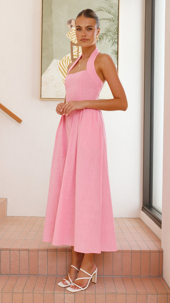 Caden Maxi Dress - Pink - Billy J